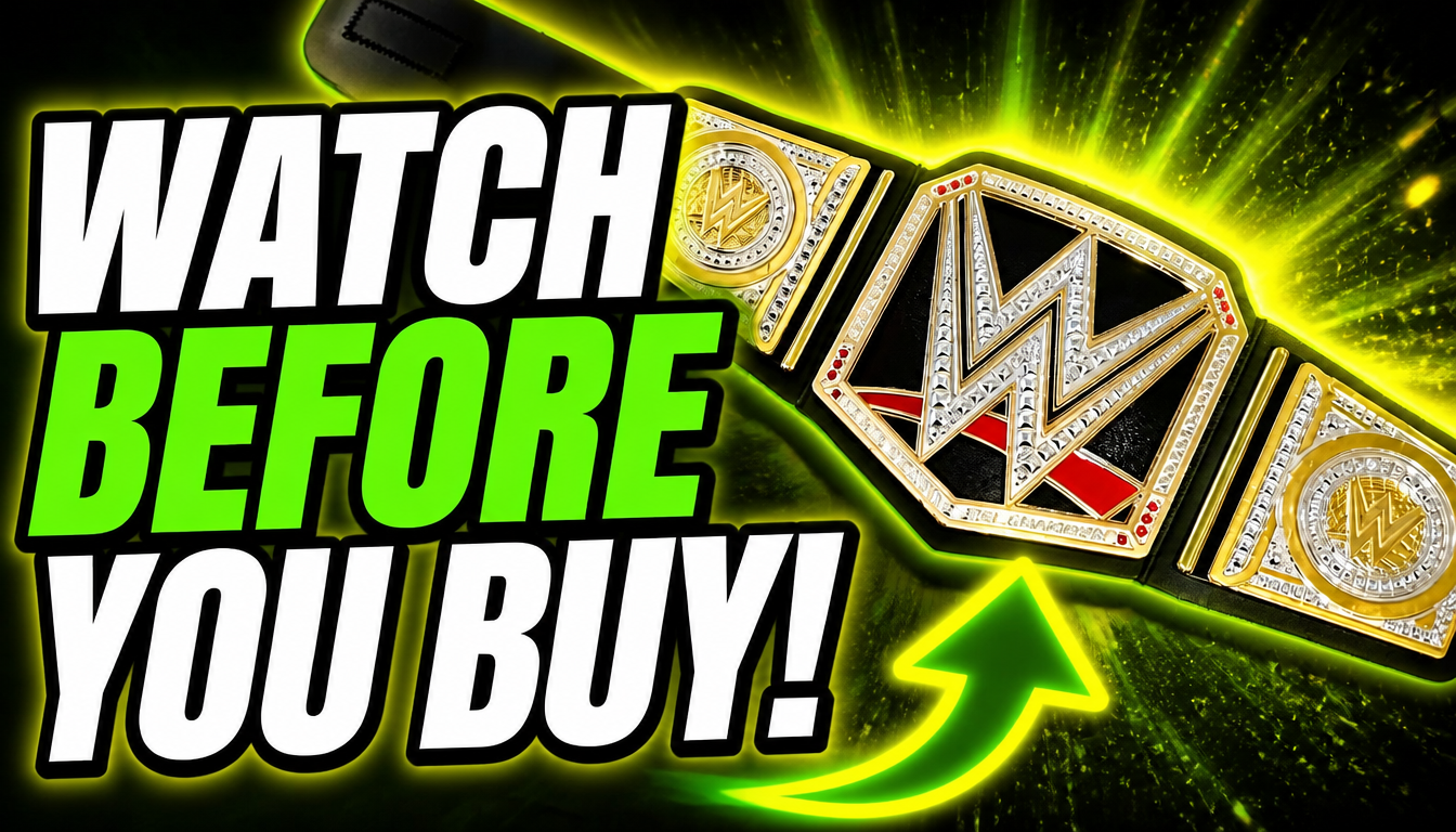Watch REVIEW - Mattel WWE Championship Role Play Title Belt on
